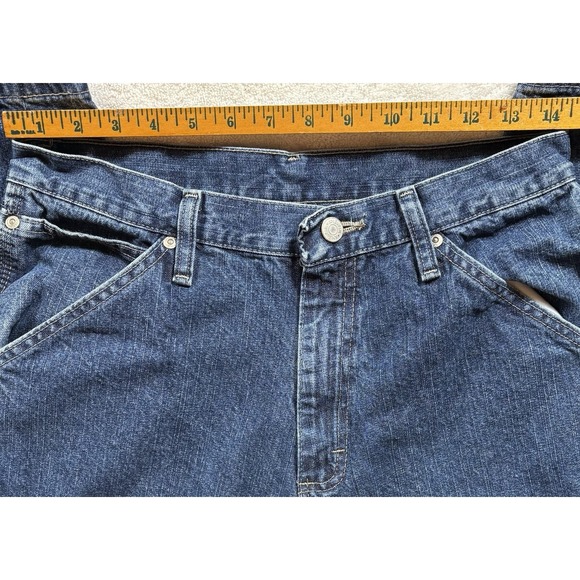 Wrangler Men's Carpenter Jeans  (94SEODV) Size 29x31 Actual Blue Denim - 1557 - Picture 5 of 8